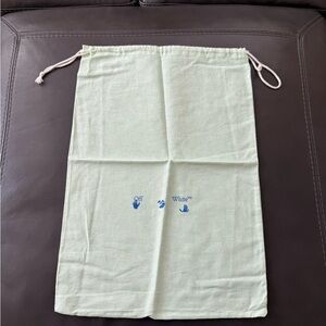 NWOT Off-White Dust Bag